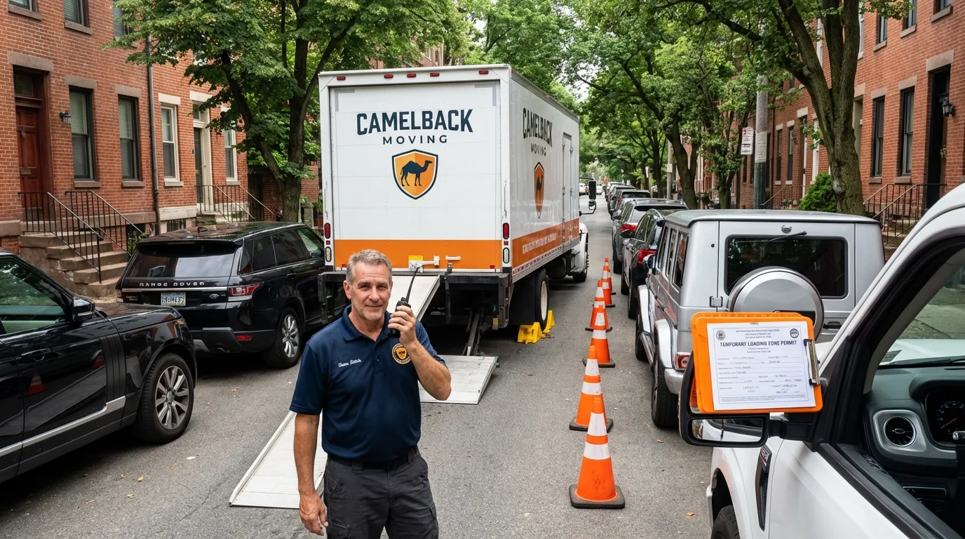 City street loading permit setup in Reynoldsville, PA